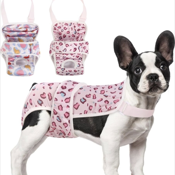 New Asenku Girl Dog Washable & Reusable Diapers Size Small - Picture 7 of 8
